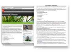 LeanPrint with an Web Page