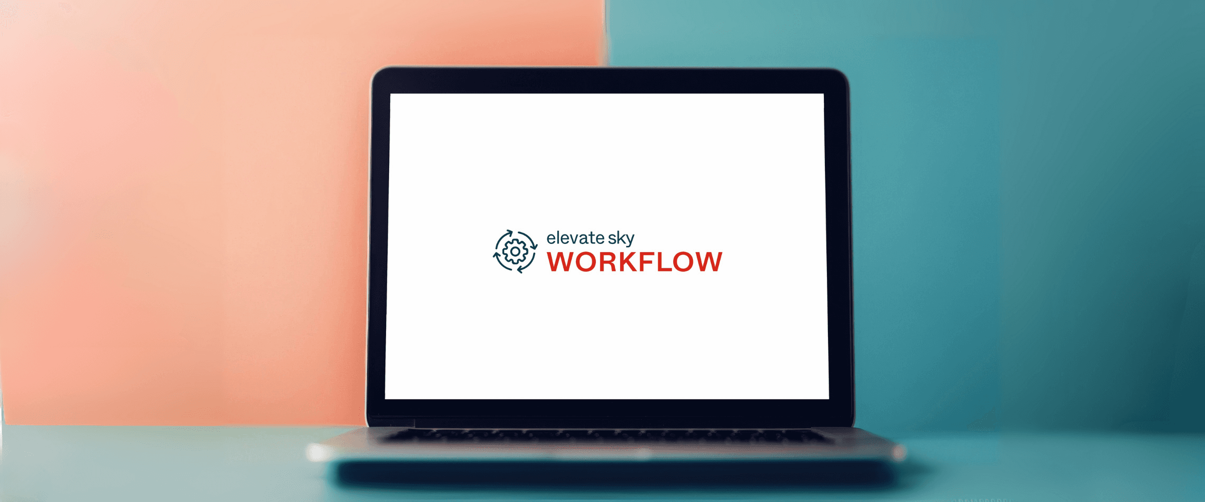 Elevate Sky Workflow screen on a laptop