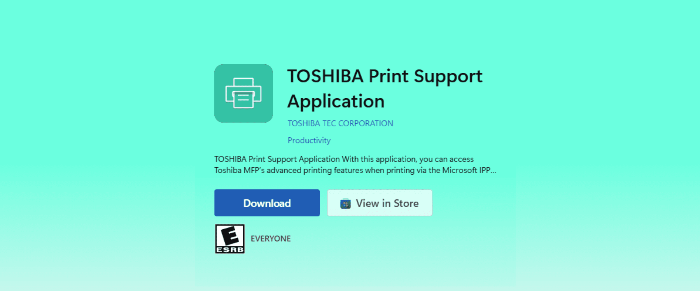 Windows Printer Software Toshiba's Print Support App for Windows Protected Print - Toshiba