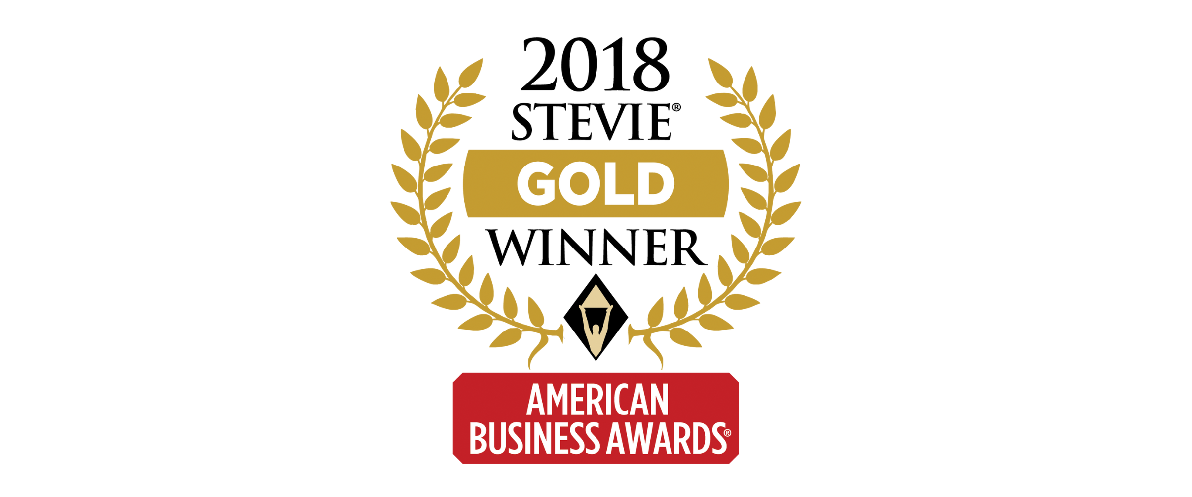 Gold Stevie Award Logo for 2018