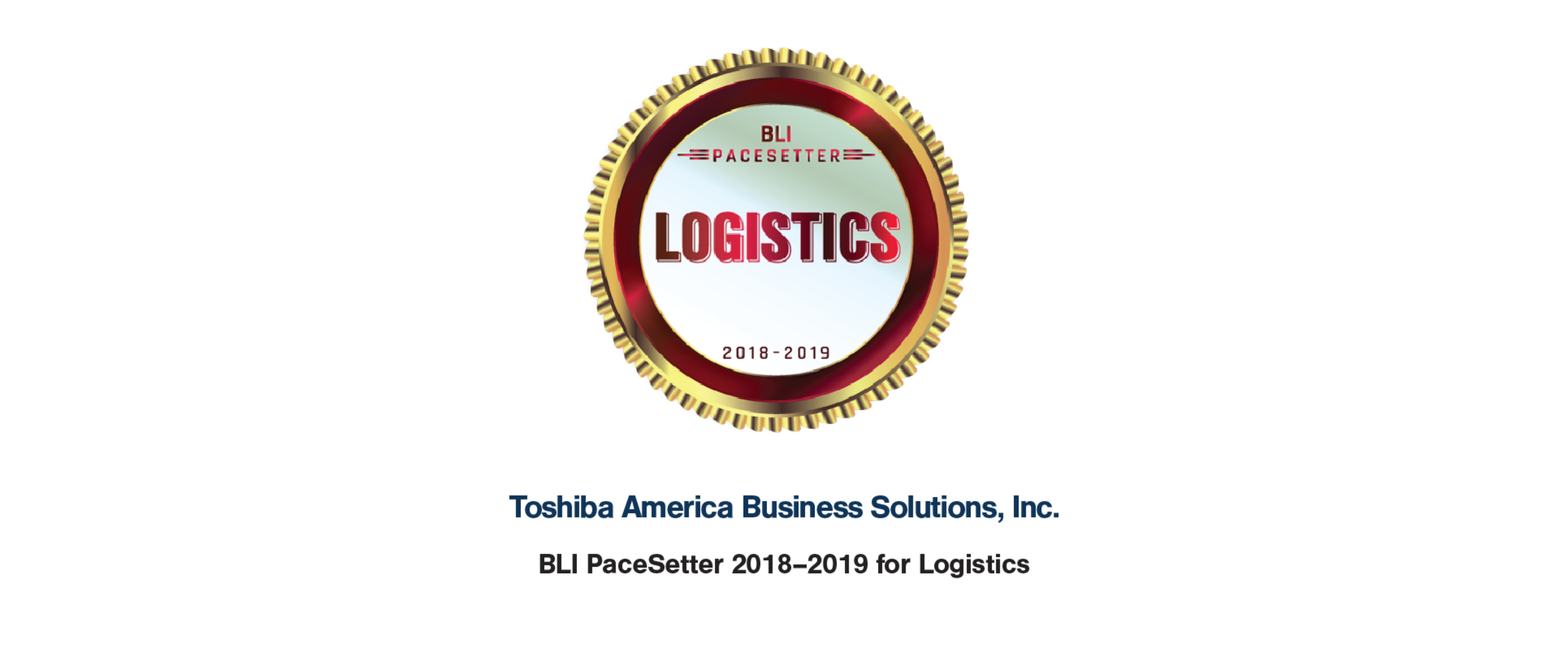 Keypoint Intelligence 2018-2019 Logistics Award