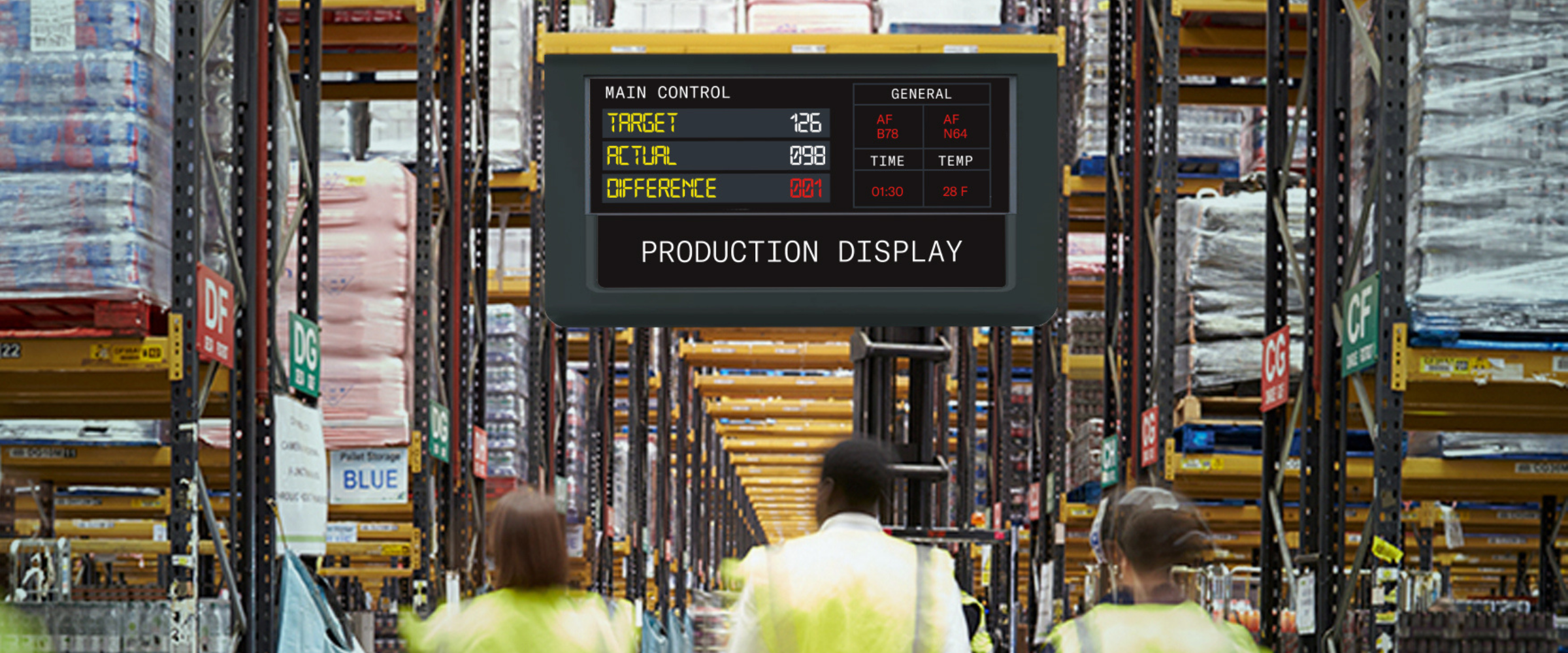 Warehouse Digital Signage