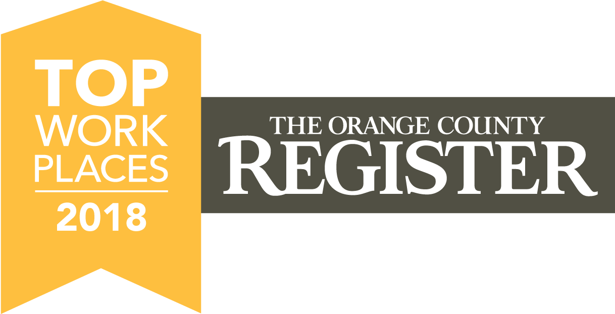 2018 Orange County Register Top Workplaces Award