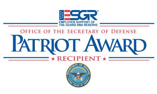 EMPLOYER SUPPORT OF THE GUARD & RESERVE (ESGR) PATRIOT AWARD
