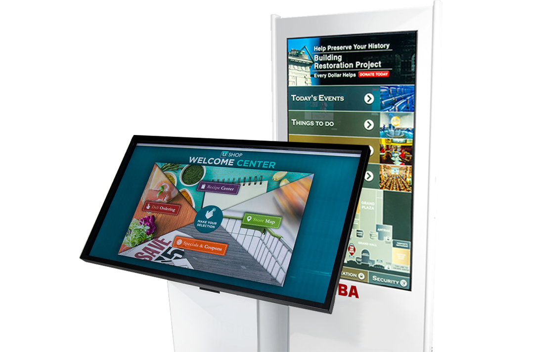 digital signage interactive displays